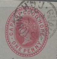 Cut from a postcard or letter card