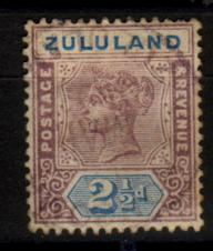 2 1/2 p lilac and blue