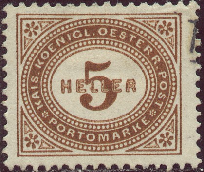 5 h brown, perforated